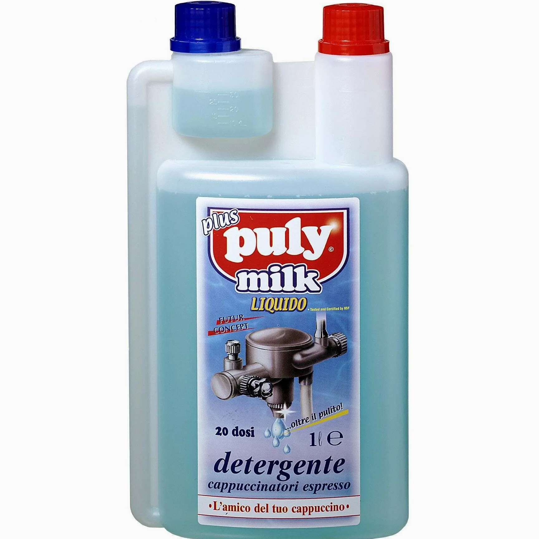 Puly Milk, detergente liquido (12 bottiglie da 1 litro)