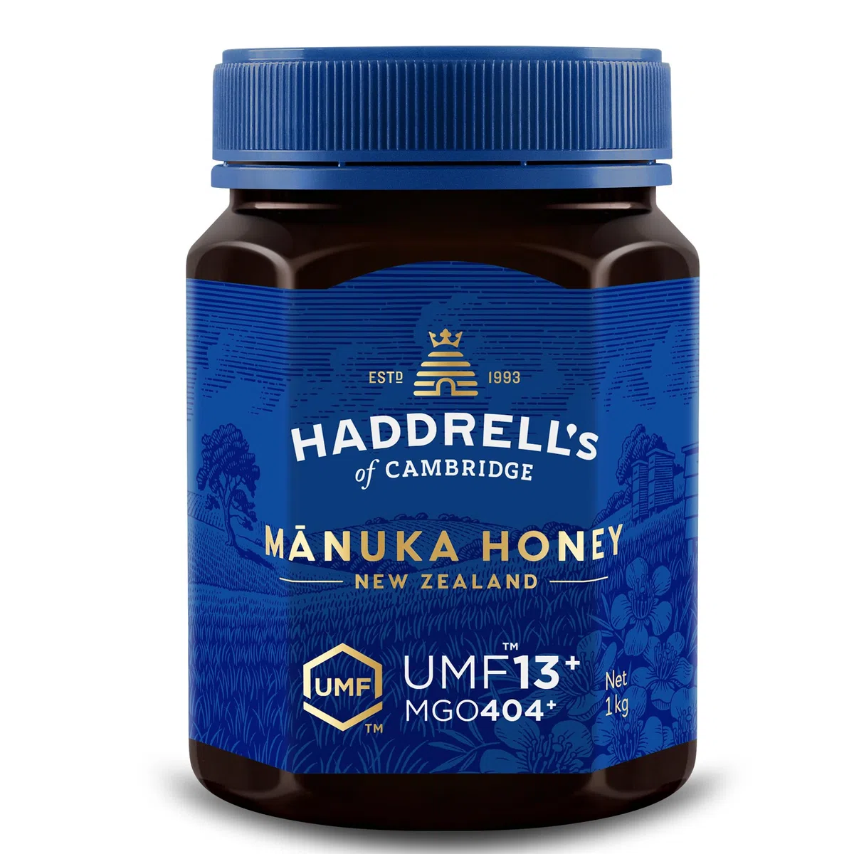 Haddrell's of Cambridge | Miele di Manuka MGO 400+ (UMF 13+) | Maxi Formato | 1000g