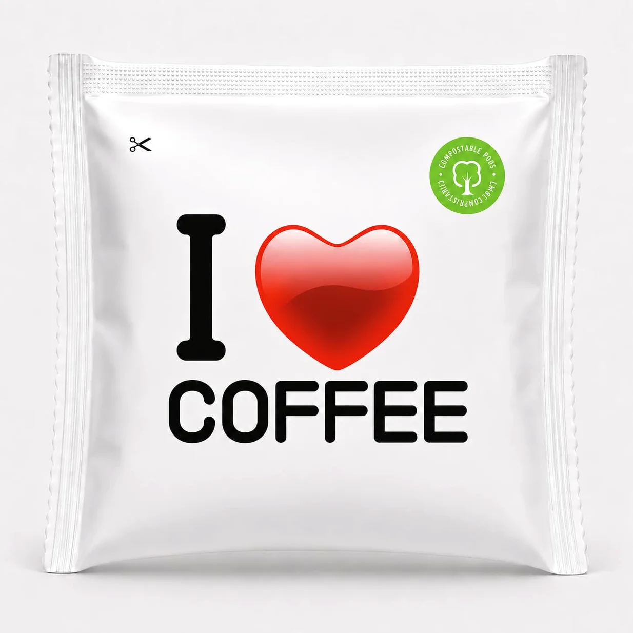 I Love Coffee Cialde Miscela Rossa, Box da 1050 Cialde