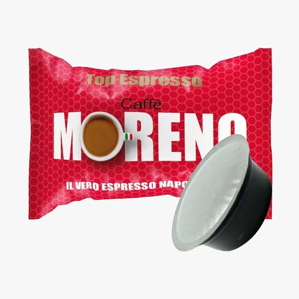 CAFFE' MORENO Capsule CIALDE Compatibile A Modo Mio (800, Top Espresso)
