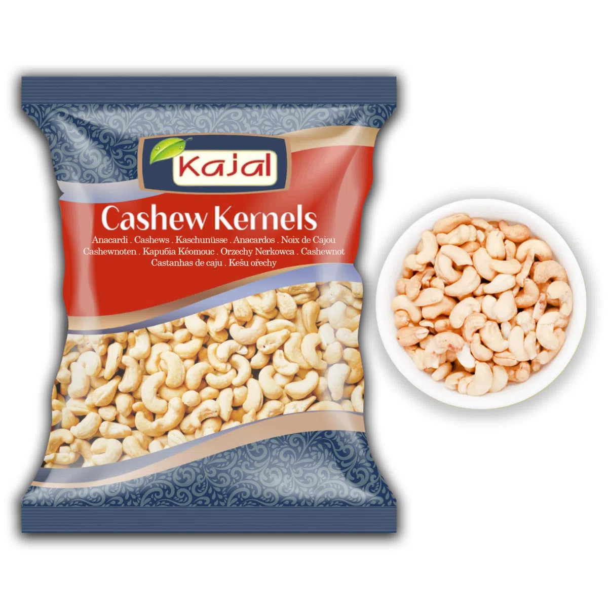 Cashew Nuts Broken Anacardos troceados 22.68 kg – sin sal, sin tostar, sin tratar | Formato grande de Vietnam, sin sulfitos ni otros – hostelería, repostería, cocina, salsas y cremas mit Kajal Sticker