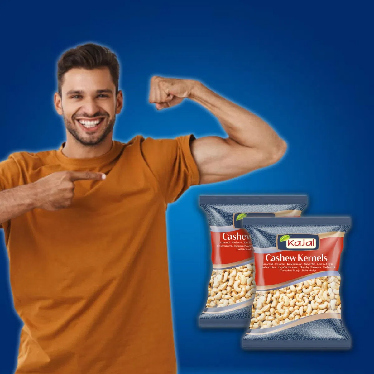 Cashew Nuts Broken Anacardos troceados 22.68 kg – sin sal, sin tostar, sin tratar | Formato grande de Vietnam, sin sulfitos ni otros – hostelería, repostería, cocina, salsas y cremas mit Kajal Sticker