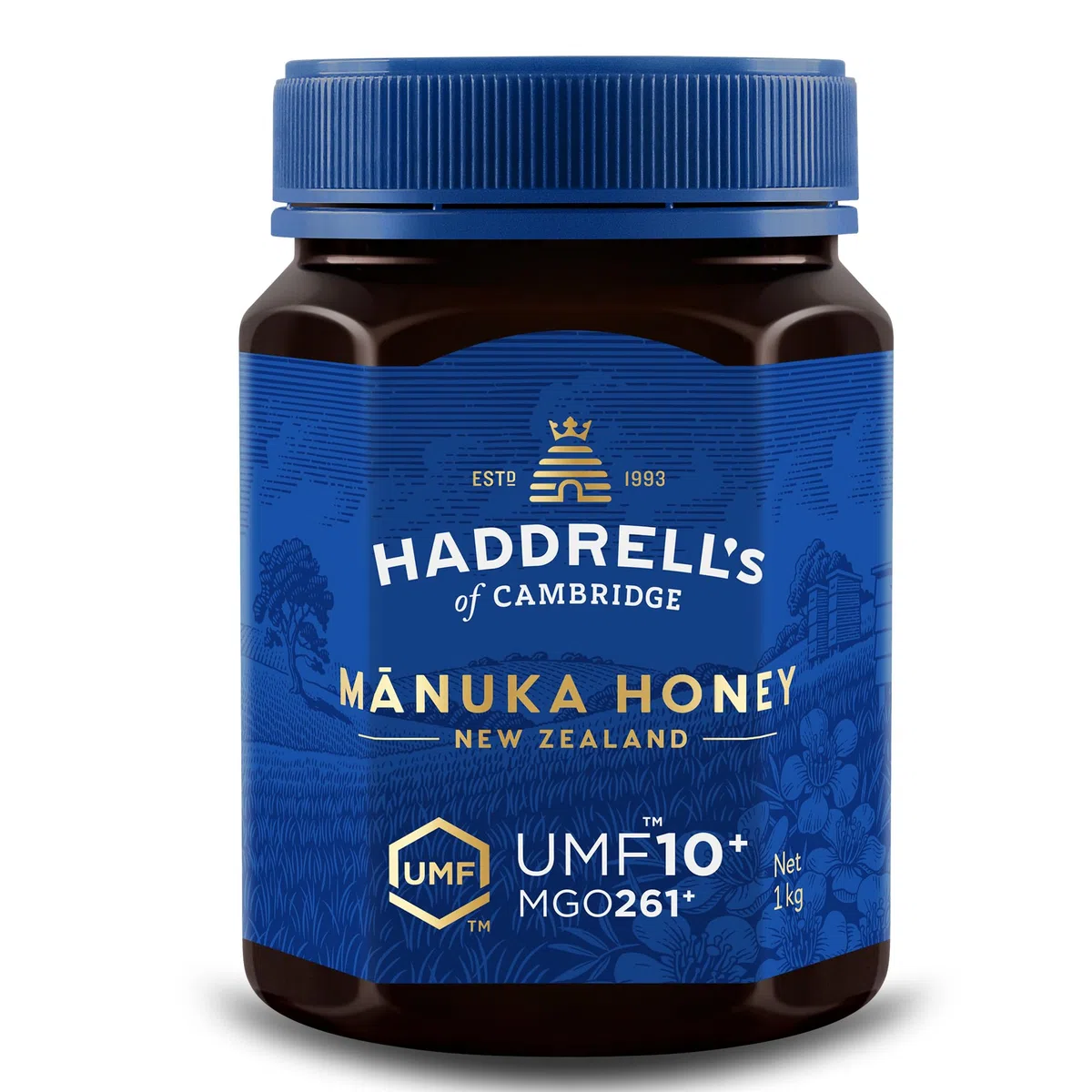 Haddrell's of Cambridge | Miele di Manuka MGO 250+ (UMF 10+) | Maxi Formato | 1000g