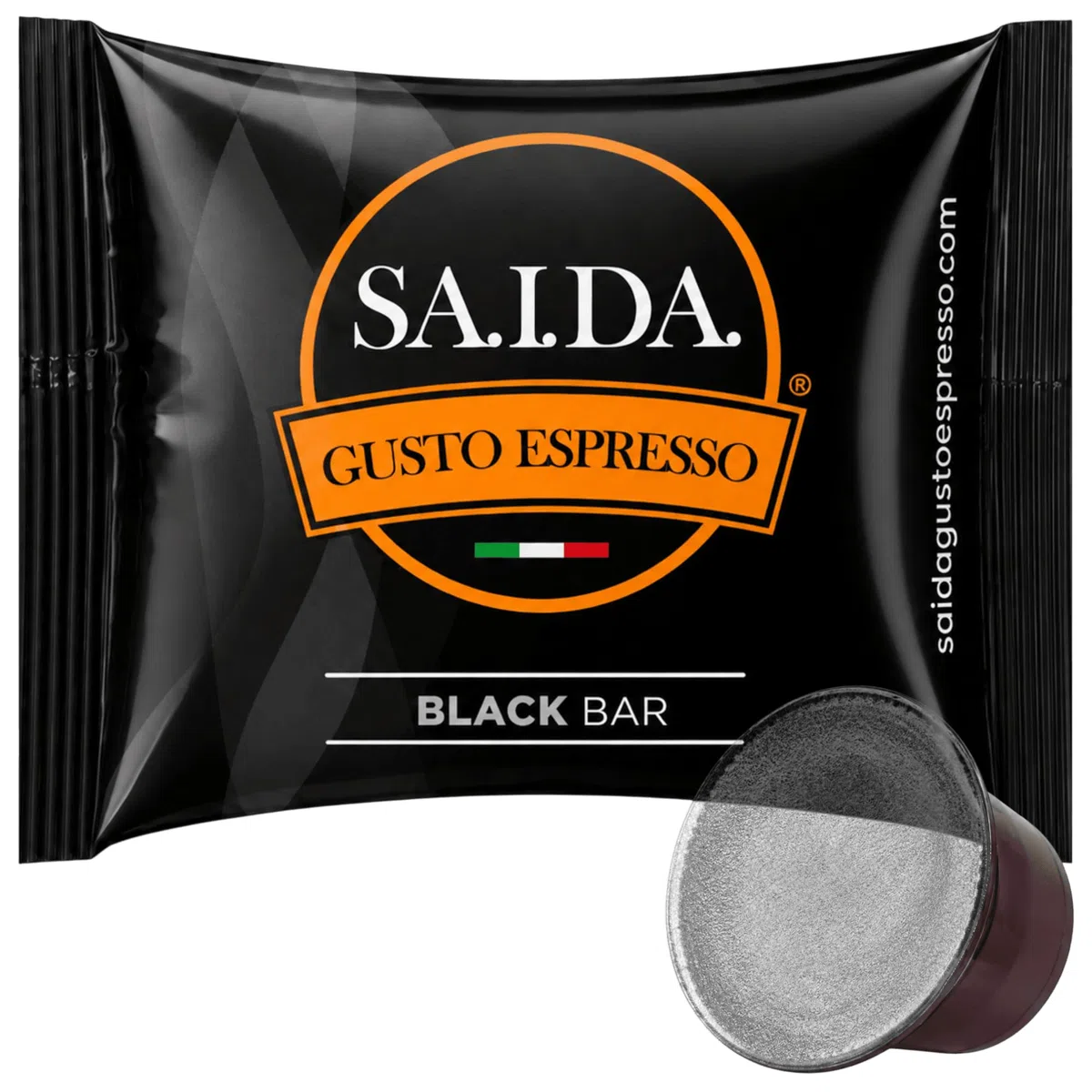 N.600 capsule saida compatibili con macchine nespresso miscela bar black
