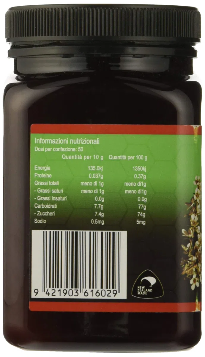 Tranzalpine Miele di Manuka Mg 550+ - 500 gr