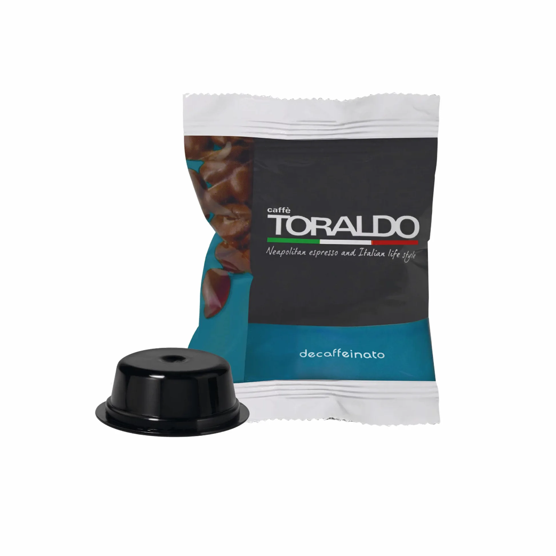 CAFFÈ TORALDO | Compatibile A Modo Mio* | Caffè Selezionato, Tostato e Torrefatto in Italia | Eccellenza del Caffè Napoletano (600 Capsule, Miscela Dek)
