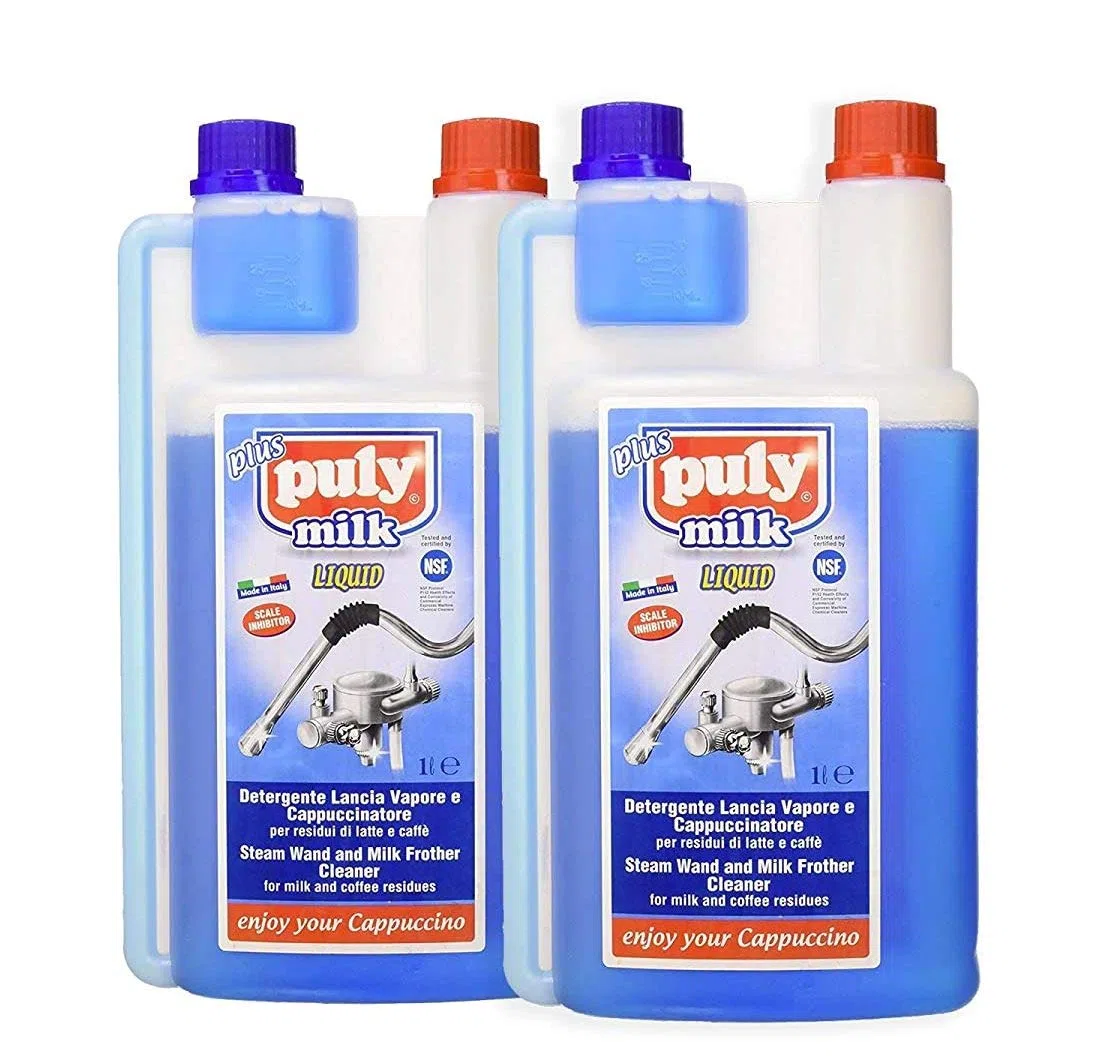 Puly Milk - Detergente Liquido Per Pulizia Cappuccinatore e Montalatte (2 Confezioni da 1 Litro)